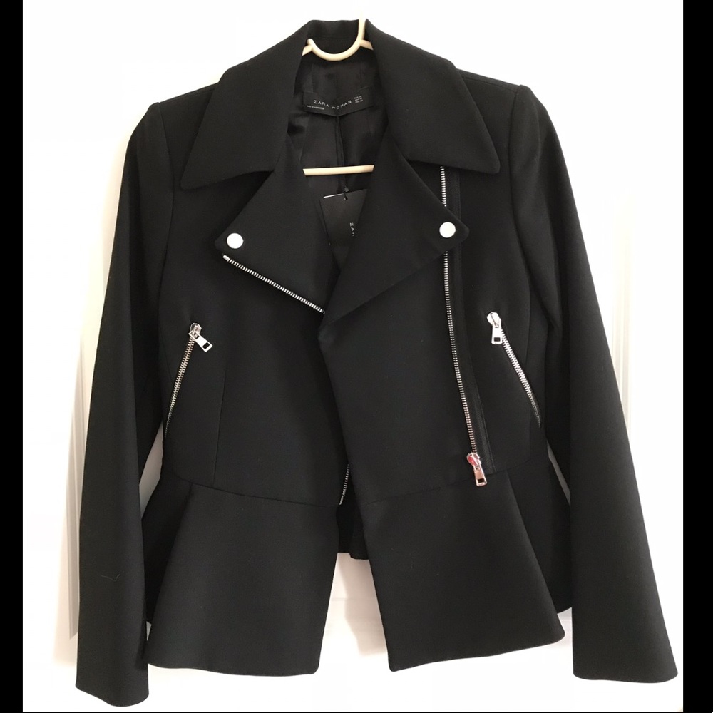 Zara Woman peplum blazer in XS